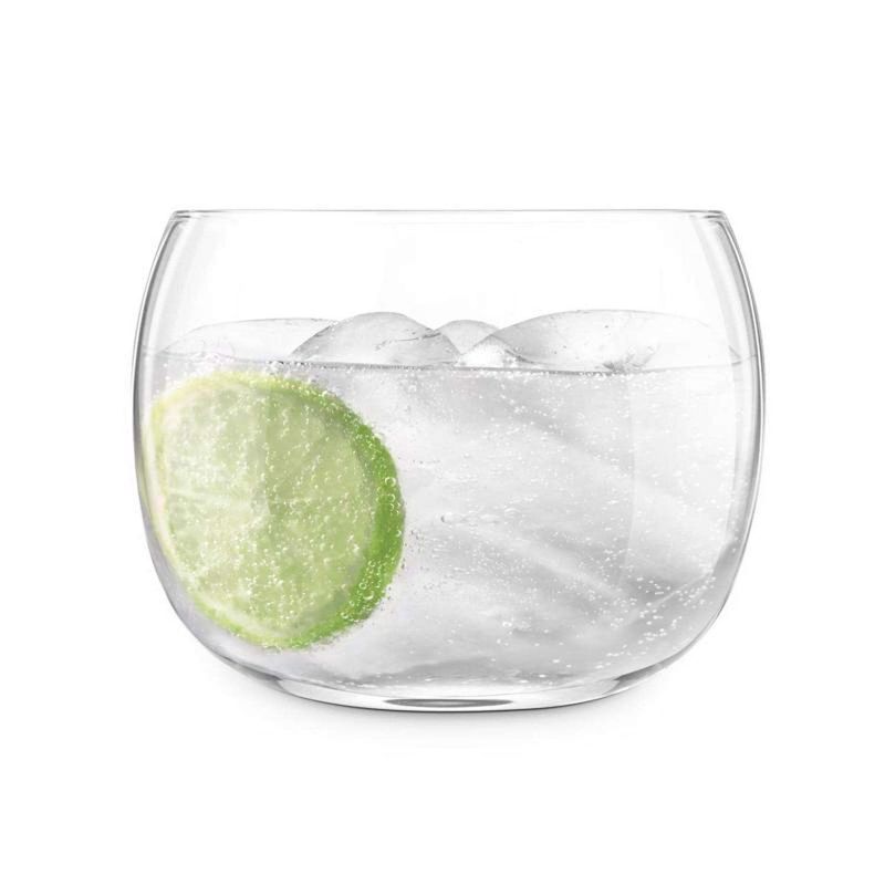 Final Touch Revolve Clear Crystal Drinking Glass