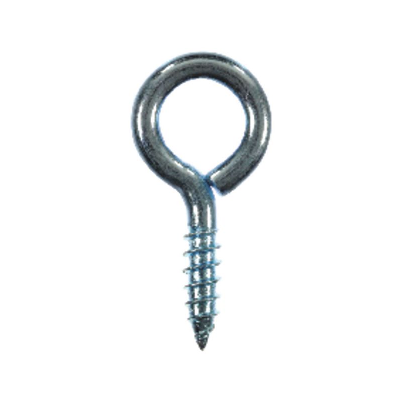 Ace 1/4 in. D X 1-13/16 in. L Zinc-Plated Steel Screw Eye 80 lb. cap. 5 pk