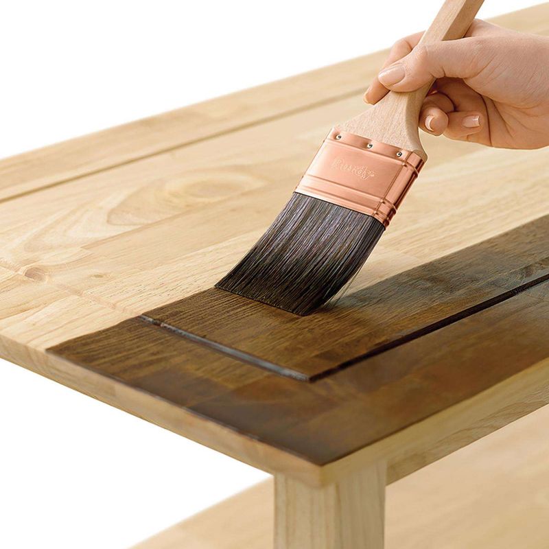 Minwax Wood Finish Semi-Transparent Red Mahogany Oil-Based Penetrating Wood Stain 1/2 pt