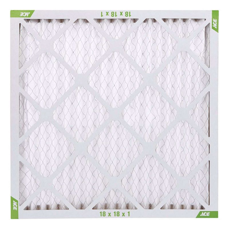 Ace 18 in. W X 18 in. H X 1 in. D Synthetic 8 MERV Pleated Air Filter 1 pk