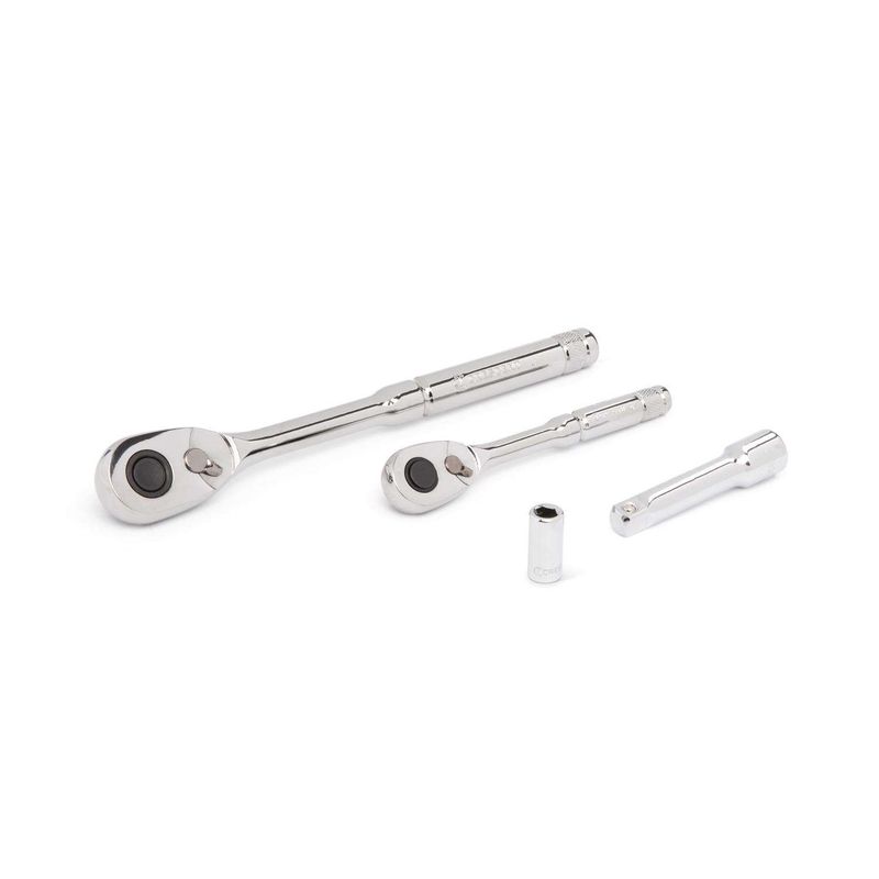 Crescent 1/4 and 3/8 in. drive Metric/SAE 6 and 12 Point Mechanic's Tool Set 121 pc