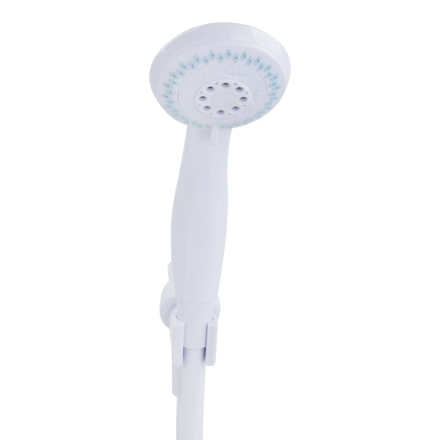 OakBrook White PVC 3 settings Handheld Showerhead 1.8 gpm