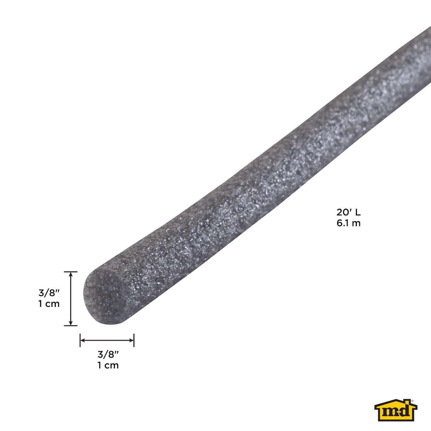 M-D Building Products Gray Foam Caulk Backer Rod For Gaps and Openings 240 in. L X 0.38 in.