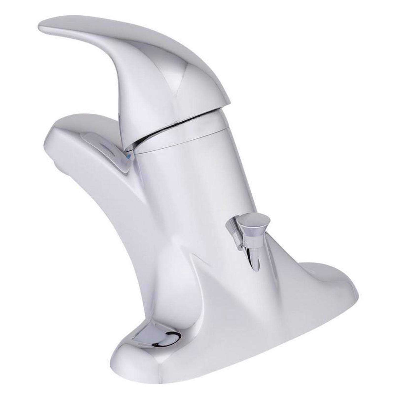 Moen Adler Chrome Traditional Bathroom Faucet 4 in.