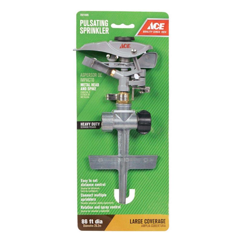 Ace Metal Pulse Sprinkler 5800 sq ft 1 pk Ace Metal Pulse Sprinkler 5800 sq ft 1 pk