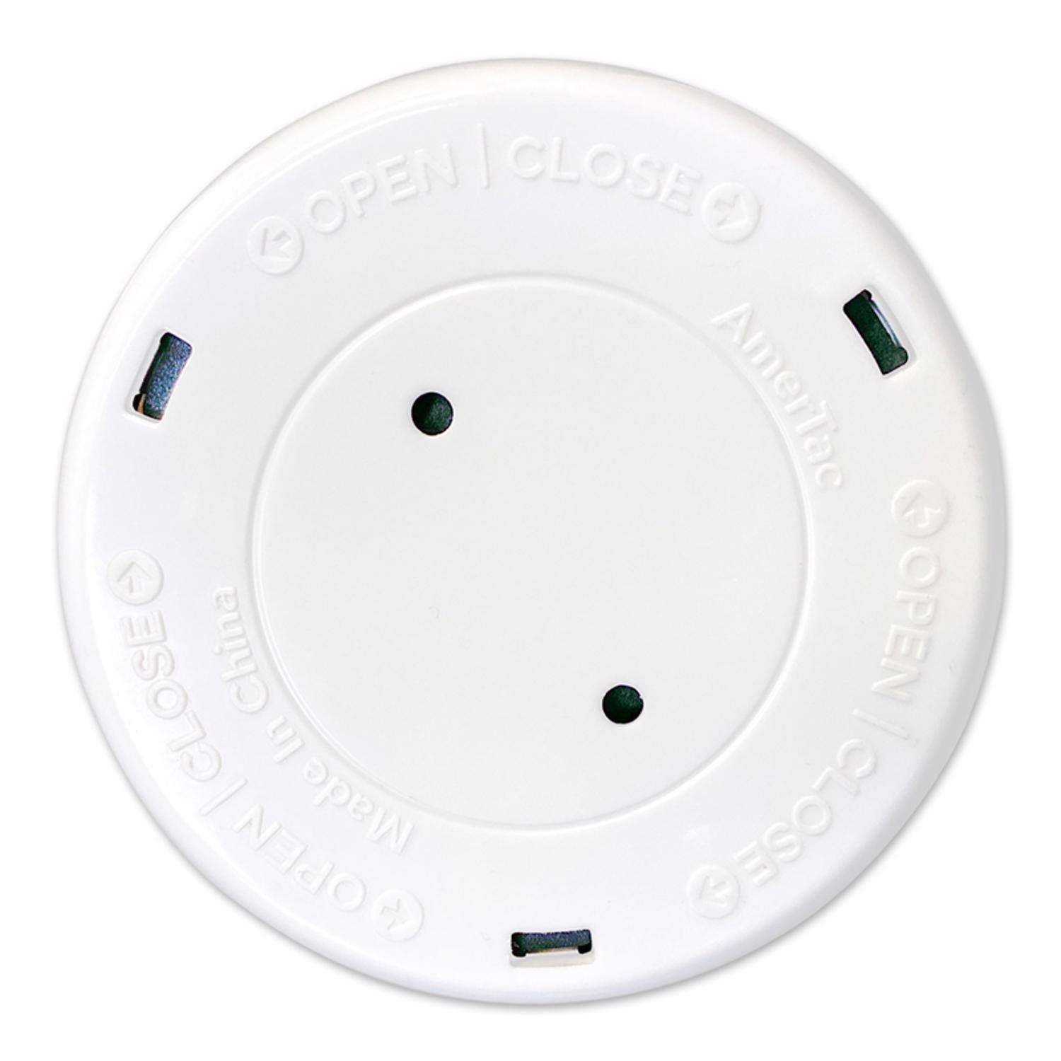 Westek White Battery Powered LED Puck Light 3 pk