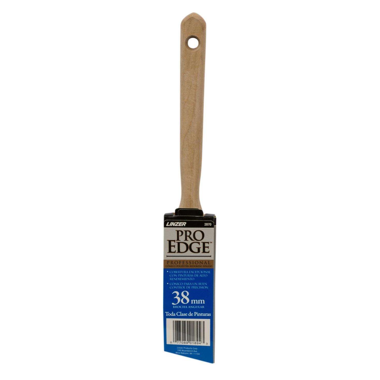 Linzer Pro Edge 1-1/2 in. Extra Soft Angle Trim Paint Brush