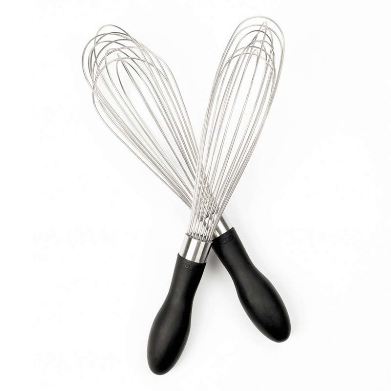 OXO Good Grips Silver/Black Stainless Steel Whisk
