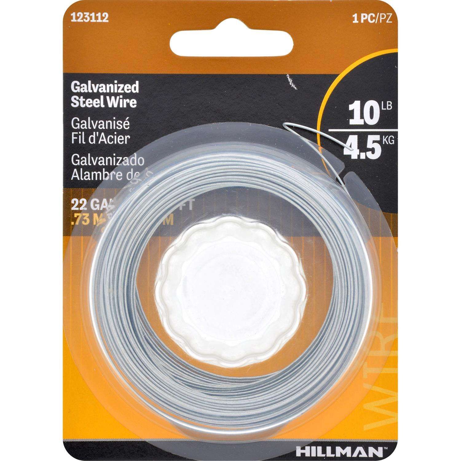 HILLMAN 100 ft. L Galvanized Steel 22 Ga. Wire