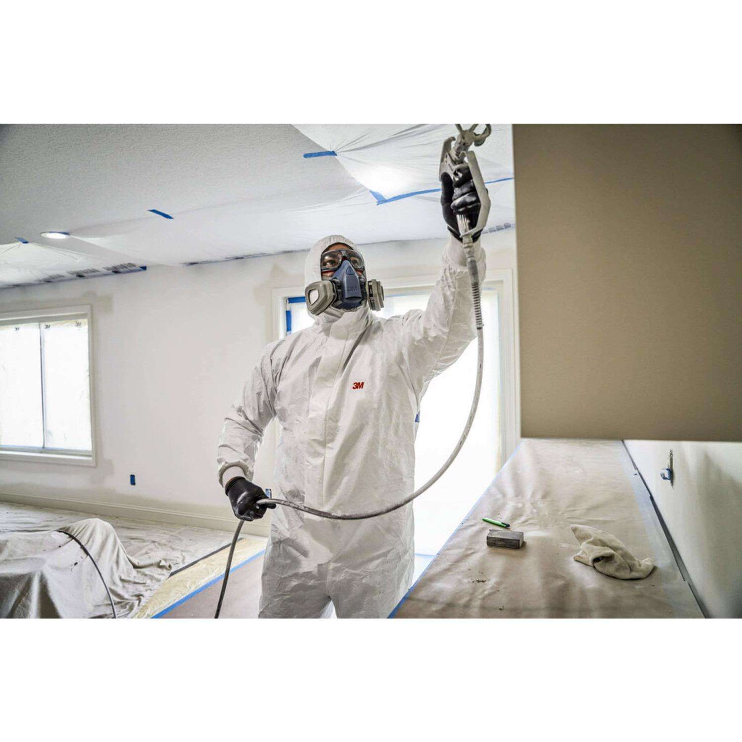 3M P95 Paint Project Half Face Respirator Valved Multicolored M 1 pc