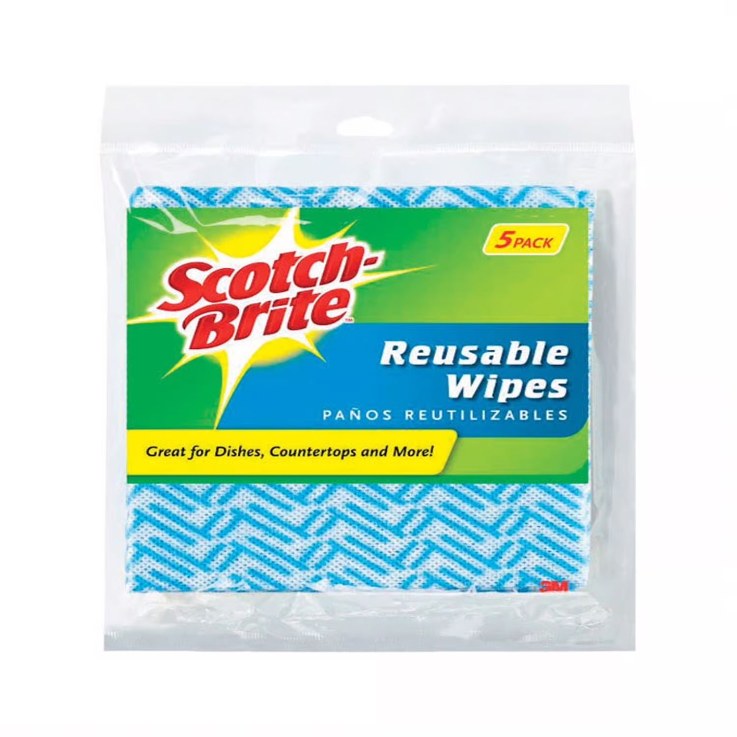 Scotch-Brite Microfiber Reusable Wipes 11.5 in. W X 19.5 in. L 5 pk Scotch-Brite Microfiber Reusable Wipes 11.5 in. W X 19.5 in. L 5 pk