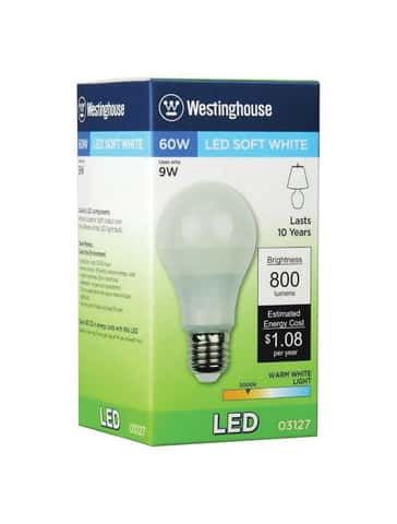 LED A19 60W EQ SFT WH