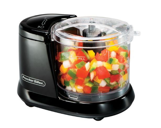 Proctor Silex Matte Black 1.5 cups Food Chopper 80 W