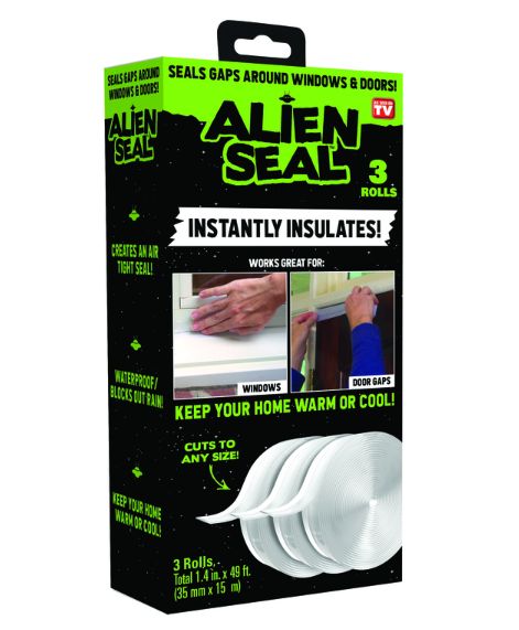 Alien Seal 1.4 in. W X 49 ft. L Clear Sealing Tape