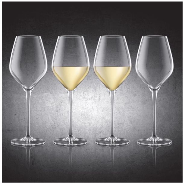 Final Touch 14.8 oz Clear Glass White Wine Glass
