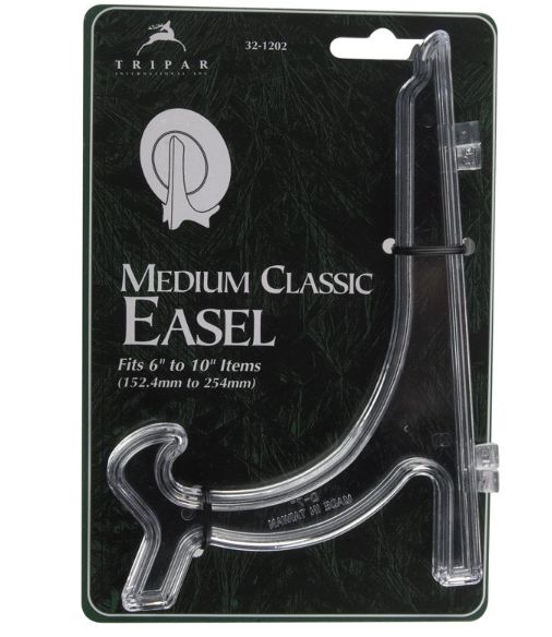 Tripar 10 in. Acrylic Plate Stand