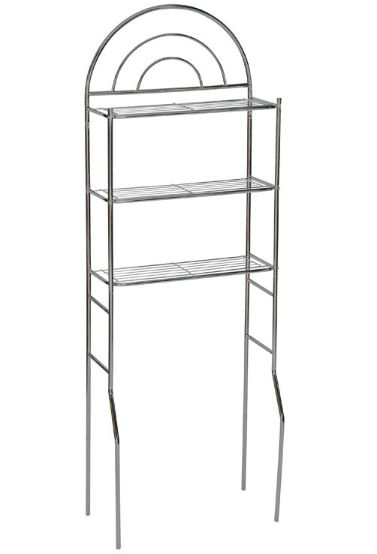 OVER TOILET SHELF CHROME