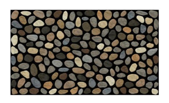 J & M Home Fashions 18 in. W X 30 in. L Multi-color Pebbles Rubber Door Mat J & M Home Fashions 18 in. W X 30 in. L Multi-color Pebbles Rubber Door Mat