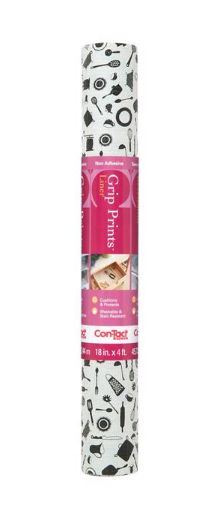 Con-Tact Grip Prints 4 ft. L X 18 in. W Cucina Non-Adhesive Shelf Liner