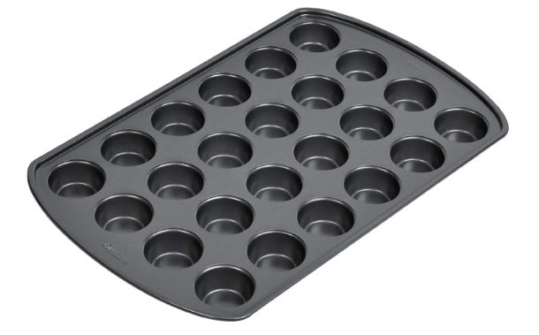 Wilton 10-1/2 in. W X 16-5/16 in. L Mini Muffin Pan Gray