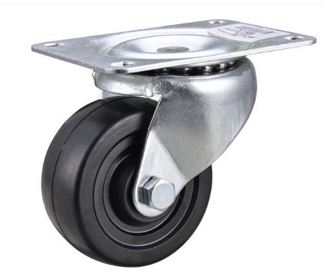 Projex 3 in. D Swivel Soft Rubber Caster 175 lb 1 pk