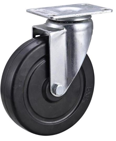 Projex 5 in. D Swivel Rubber Caster 200 lb 1 pk