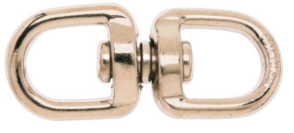 Campbell 3/4 in. D X 3 in. L Nickel-Plated Zinc Double Eye Swivel 100 lb