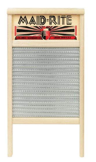 Maid-Rite 12-7/16 in. W X 23.75 in. L Metal Scrub Surface Washboard