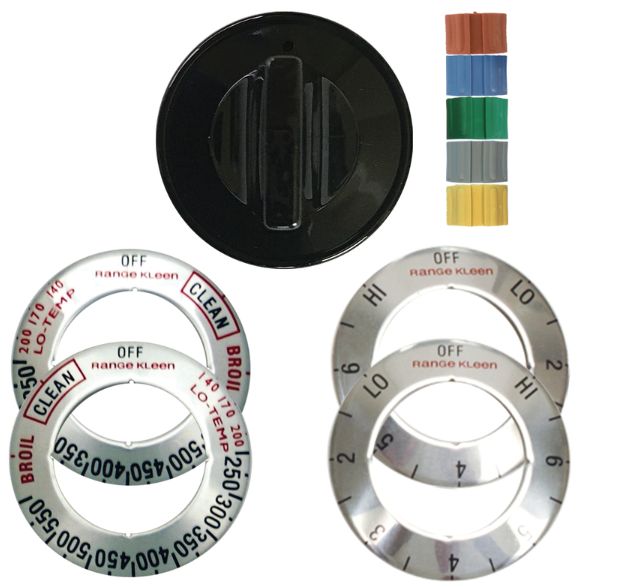 Range Kleen Plastic Replacement Knob Kit
