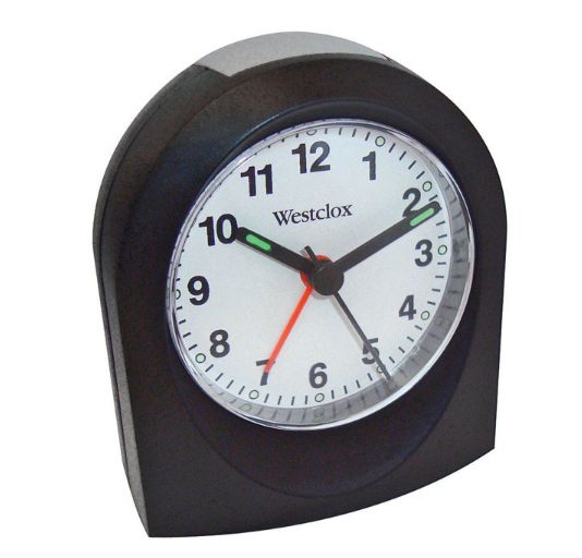 Westclox 3 in. Black Alarm Clock Analog