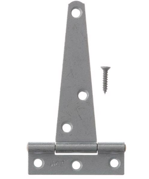 Ace 4 in. L Galvanized Light Duty T Hinge 2 pk