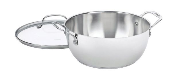 Cuisinart Chef's Classic Stainless Steel Pot 5.5 qt Silver Cuisinart Chef's Classic Stainless Steel Pot 5.5 qt Silver