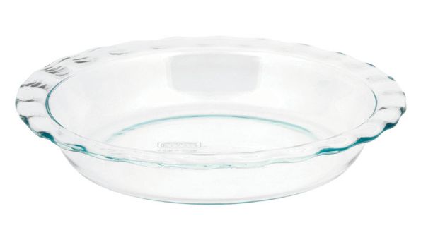 Pyrex 9.5 in. W X 9-1/2 in. L Pie Plate Clear Pyrex 9.5 in. W X 9-1/2 in. L Pie Plate Clear