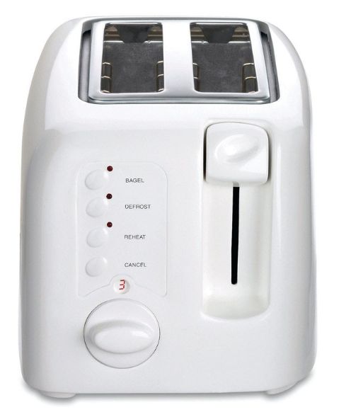 Cuisinart Plastic White 2 slot Toaster 7.2 in. H X 6.5 in. W X 11 in. D