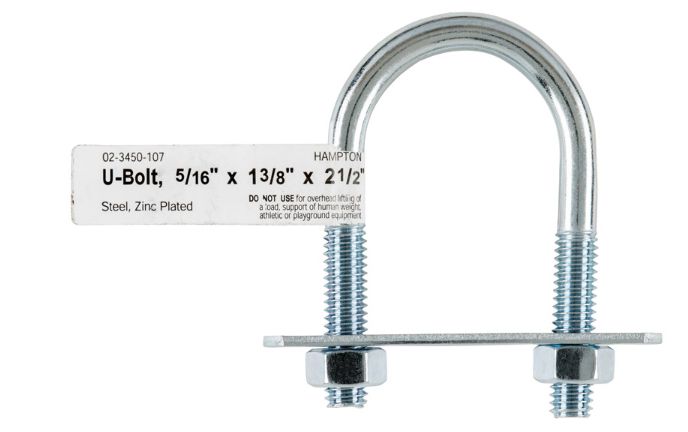 BOLT U 5/16"X1-3/8"X2.5"