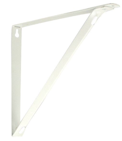 Knape & Vogt Closet Pro White Steel Bracket N/A Ga. 10.25 in. L 250 lb