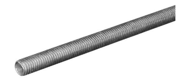 SteelWorks 1/4 in. D X 72 in. L Low Carbon Steel Threaded Rod