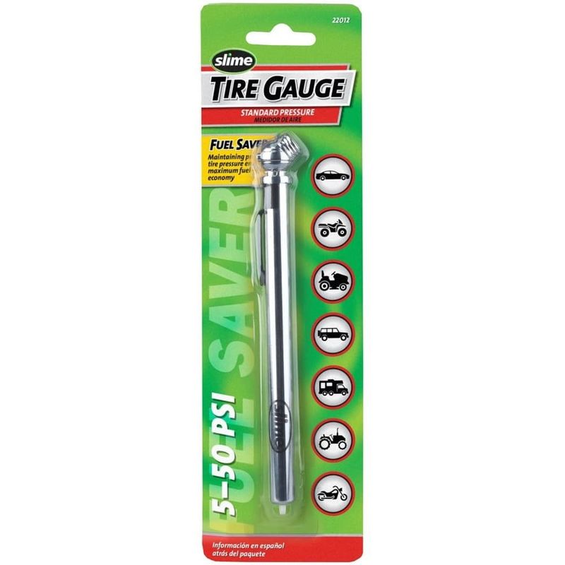 Slime 50 psi Pencil Tire Pressure Gauge Slime 50 psi Pencil Tire Pressure Gauge