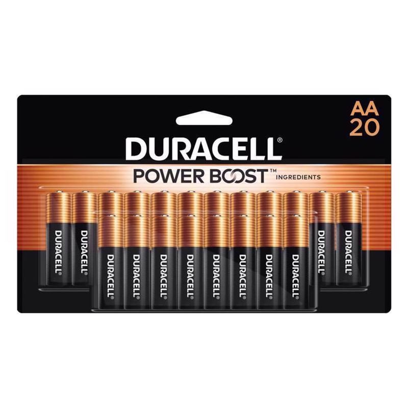 Duracell Coppertop AA Alkaline Batteries 20 pk Carded Duracell Coppertop AA Alkaline Batteries 20 pk Carded