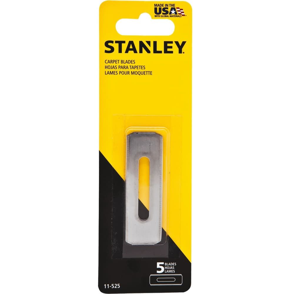 Stanley High Carbon Steel Double-Edge Replacement Blade 2-1/4 in. L 5 pc Stanley High Carbon Steel Double-Edge Replacement Blade 2-1/4 in. L 5 pc