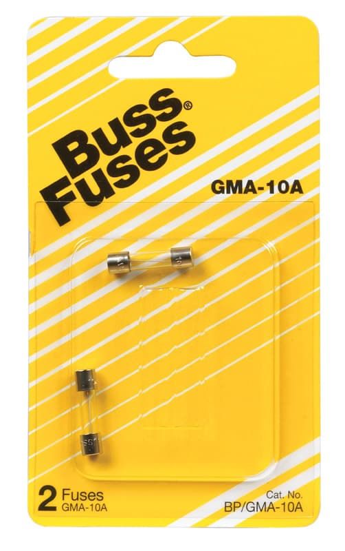 Bussmann 10 amps Fast Acting Glass Fuse 1 pk