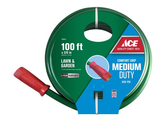 Ace 5/8 in. D X 100 ft. L Medium Duty Garden Hose