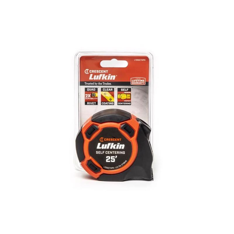 Lufkin 700 Series 25 ft. L X 1 in. W Self Centering Tape Measure 1 pk Lufkin 700 Series 25 ft. L X 1 in. W Self Centering Tape Measure 1 pk
