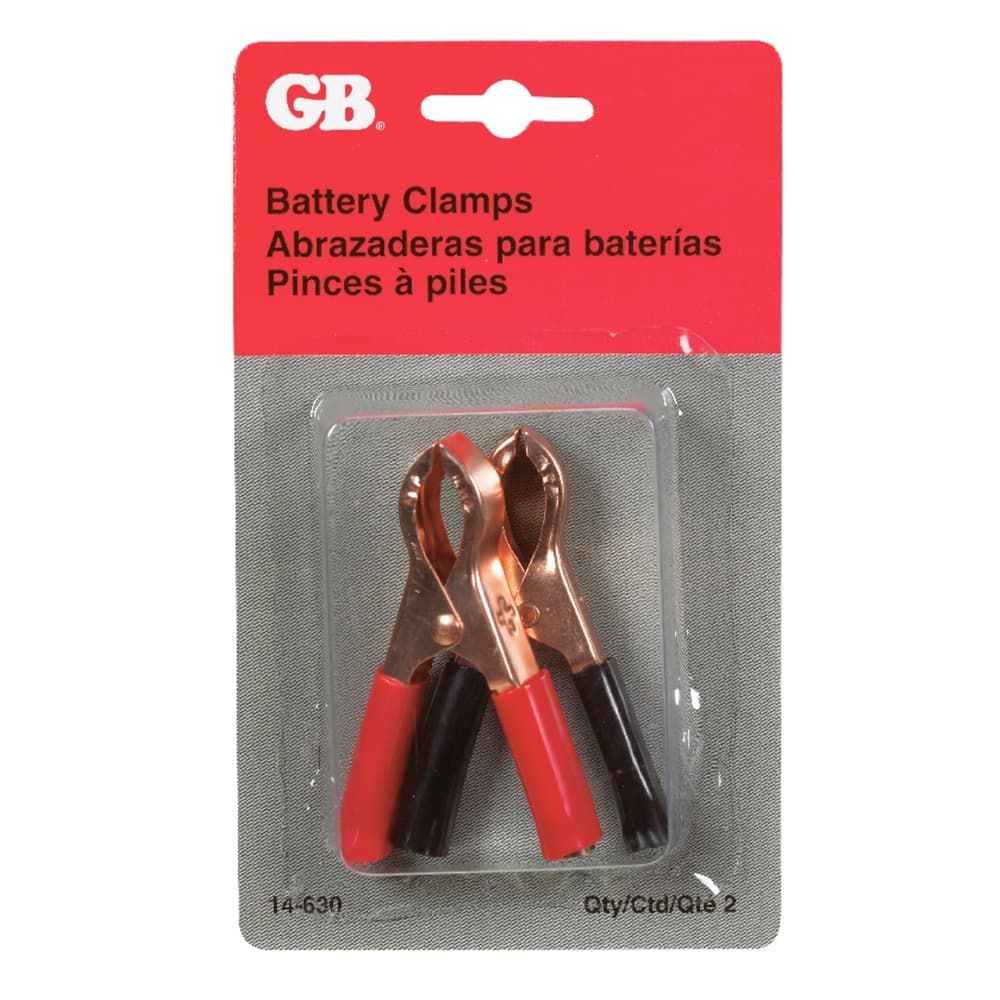 Gardner Bender Insulated Wire Battery Clamps Assorted 2 pk
