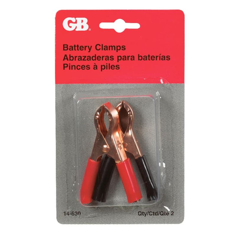 Gardner Bender Insulated Wire Battery Clamps Assorted 2 pk