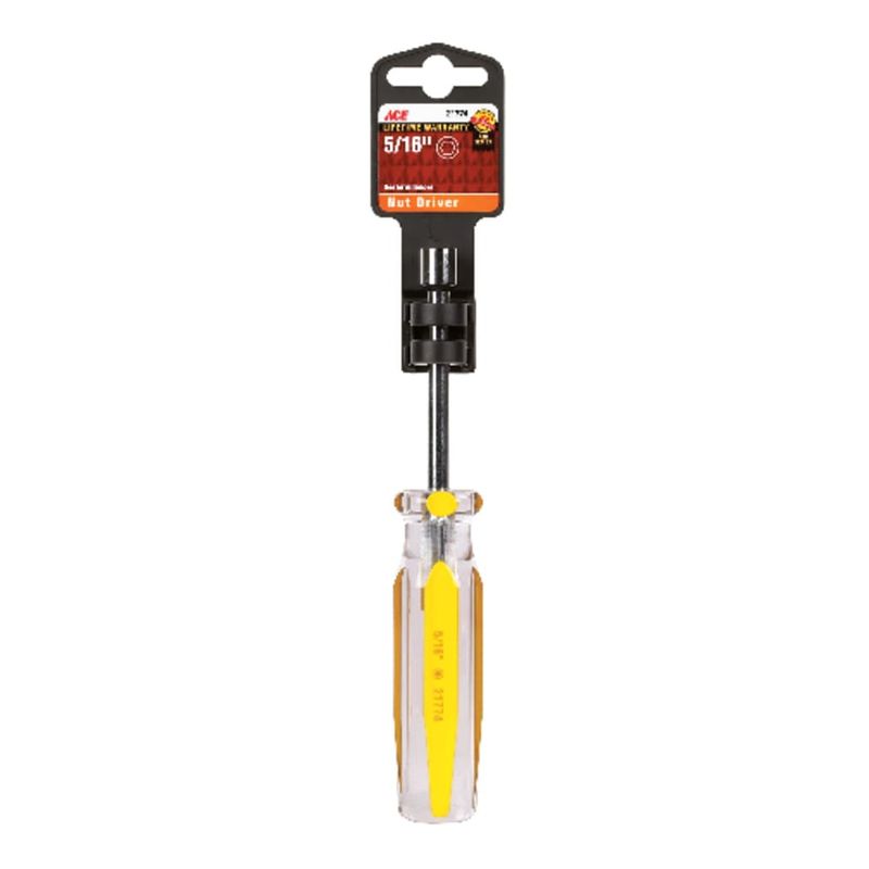 Ace 5/16 in. SAE Nut Driver 7 in. L 1 pc Ace 5/16 in. SAE Nut Driver 7 in. L 1 pc
