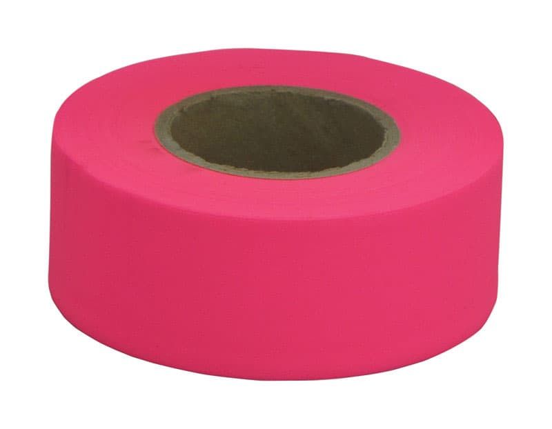 C.H. Hanson 150 ft. L X 1.2 in. W Plastic Flagging Tape Fluorescent Pink C.H. Hanson 150 ft. L X 1.2 in. W Plastic Flagging Tape Fluorescent Pink