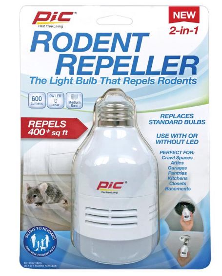 PIC Plug-In Electronic Pest Repeller For Rodents 1 pk