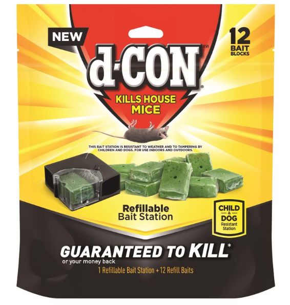 d-CON Bait Station Blocks For Mice