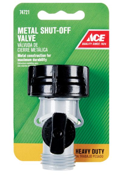 Ace Zinc Threaded Male Hose Shut-off Valve